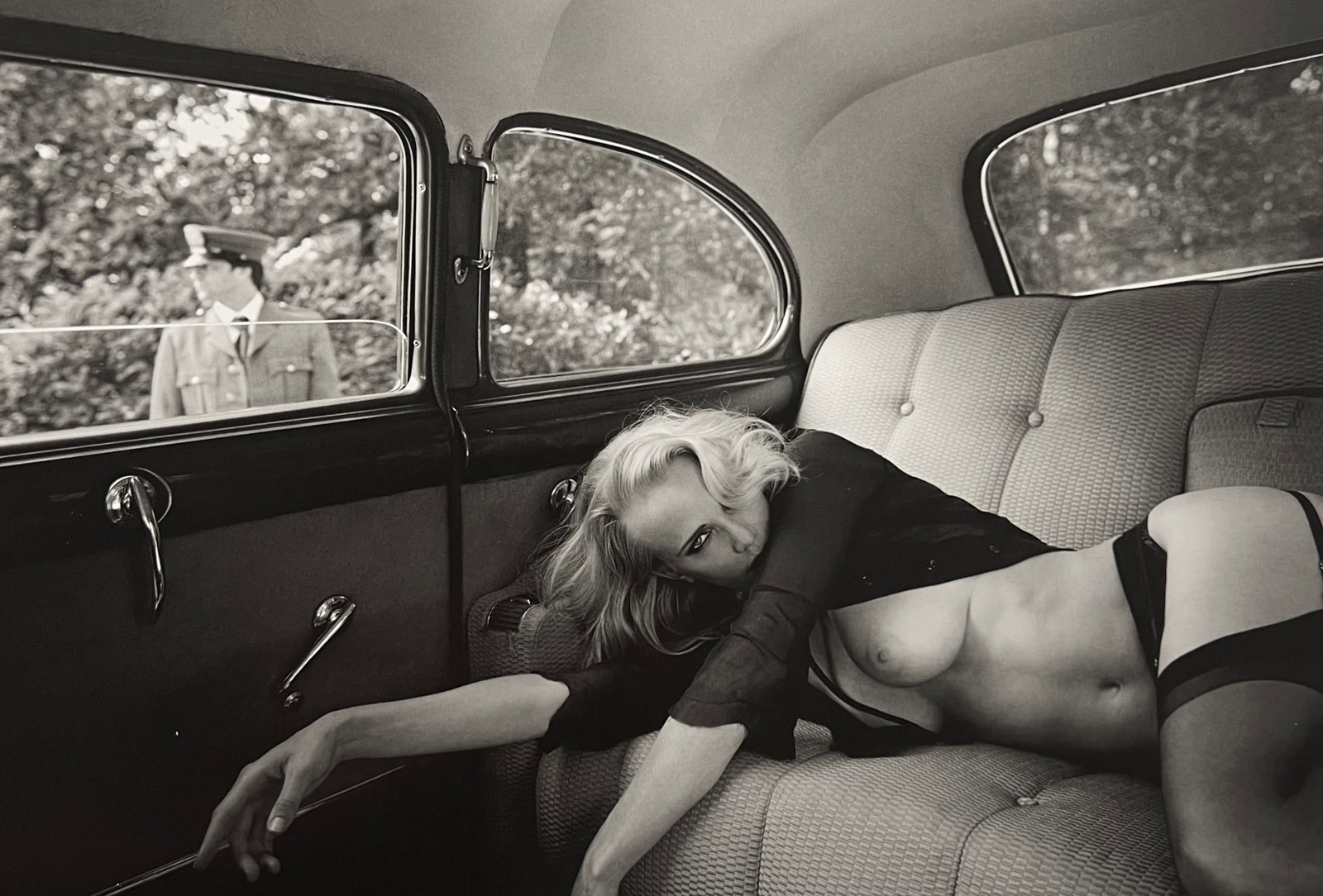 Marc Lagrange, Hiding, 2011: Photographer: Marc Lagrange was a Belgian photographer known for his nude portraits of female figures. Lagrange created dream-like and fantastical narrative pictures populated by beautiful nudes that 