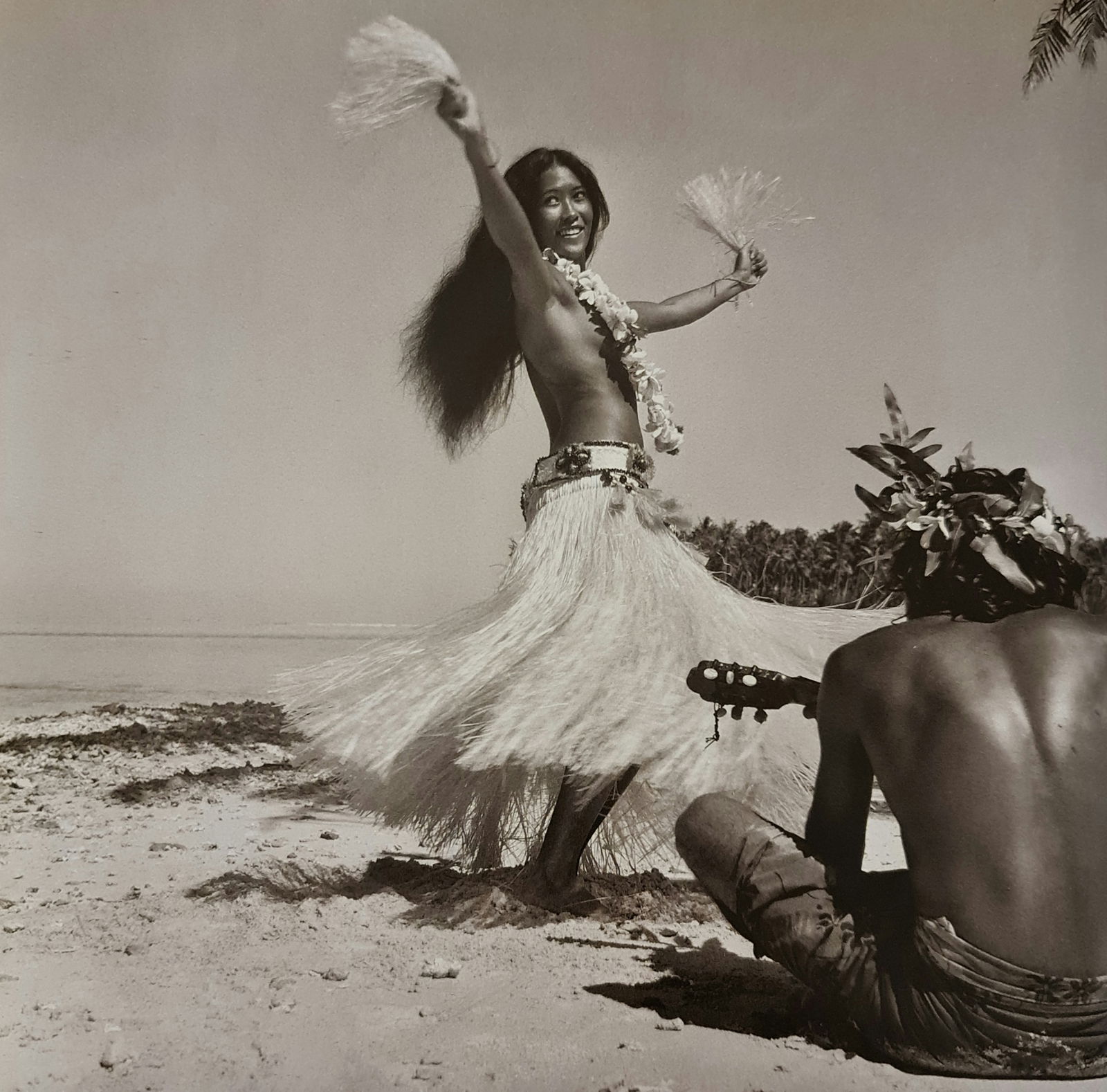 Adolphe Sylvain, Tahitian Women Ceremony -  Dance, 1946 (1 of 1)