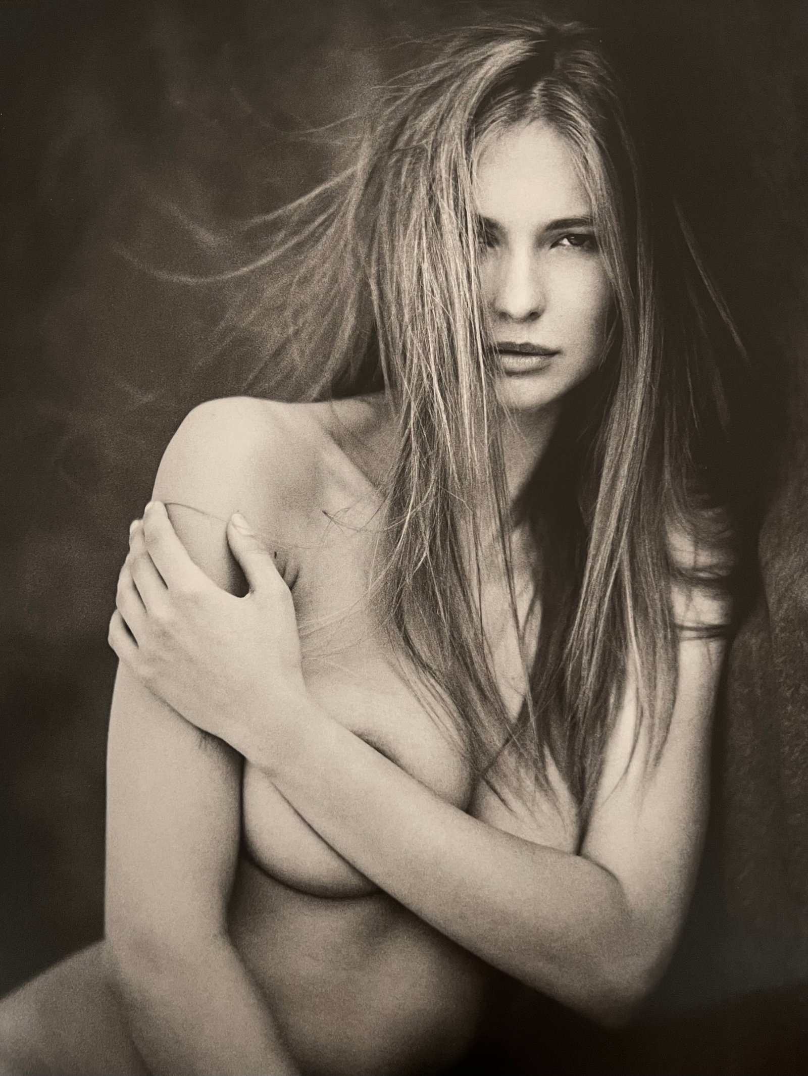 Marc Lagrange, Diaphanous, 2000's: Photographer: Marc Lagrange was a Belgian photographer known for his nude portraits of female figures. Lagrange created dream-like and fantastical narrative pictures populated by beautiful nudes that 