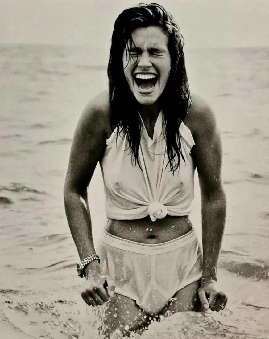 Herb Ritts, Julia Roberts, Malibu, 1990: Photographer: Herbert "Herb" Ritts (American, 1952 - 2002) - renowned fashion, art and celebrity photographer. Subject: "Julia Roberts, Malibu, 1990" Type Of Print: Fine Duotone Photo Engraving Date O