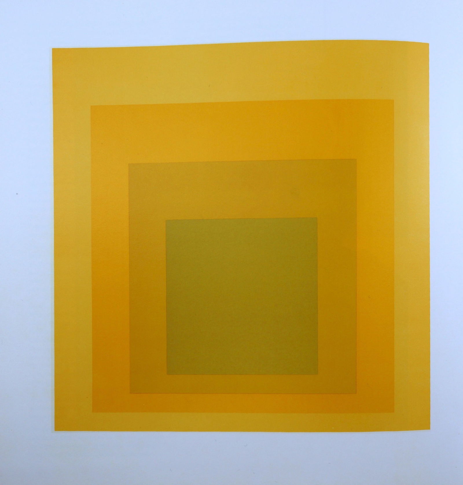 Josef Albers, Homage to the Square: Potent', Framed Silkscreen Print, 1968 (1 of 1)