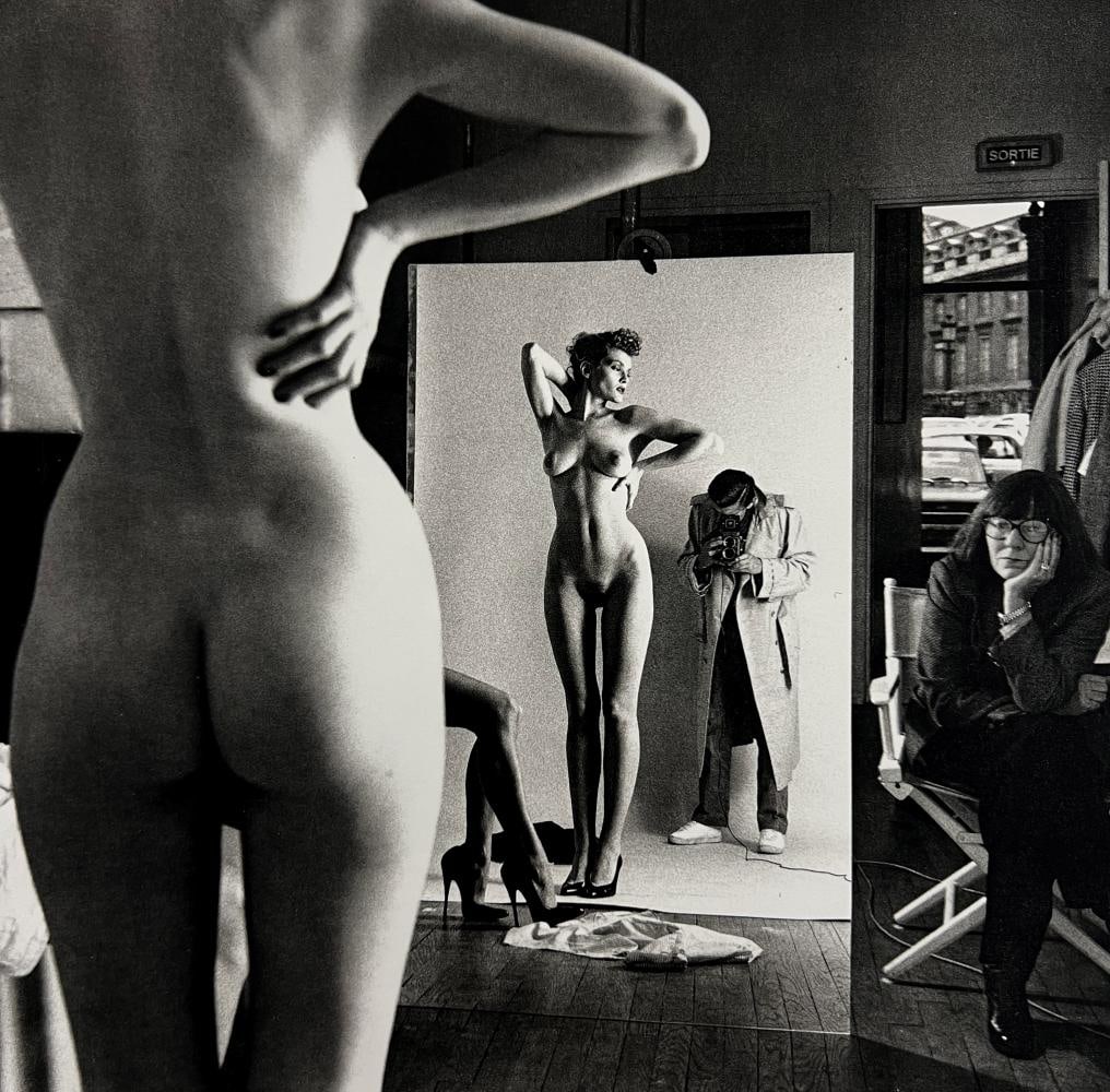 Helmut Newton, Self Portrait With Wife June And Model, Vogue Studio, Paris, 1981 (1 of 1)
