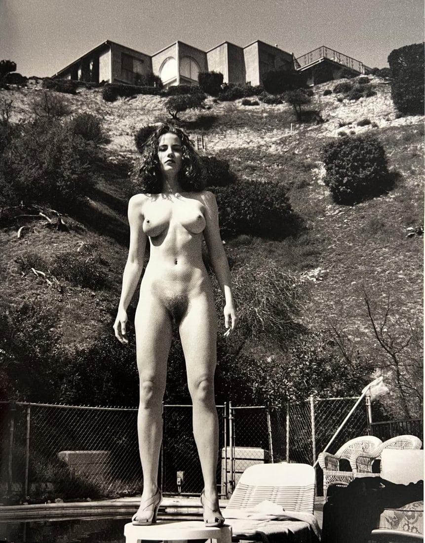 Helmut Newton, Domestic Nude, In My Backyard, 1998: Photographer: Helmut Newton (Germany, 1920 - 2004) - best known for his erotically charged highly stylized images, Helmut Newton was one of the most influential fashion photographers of all time. Titl
