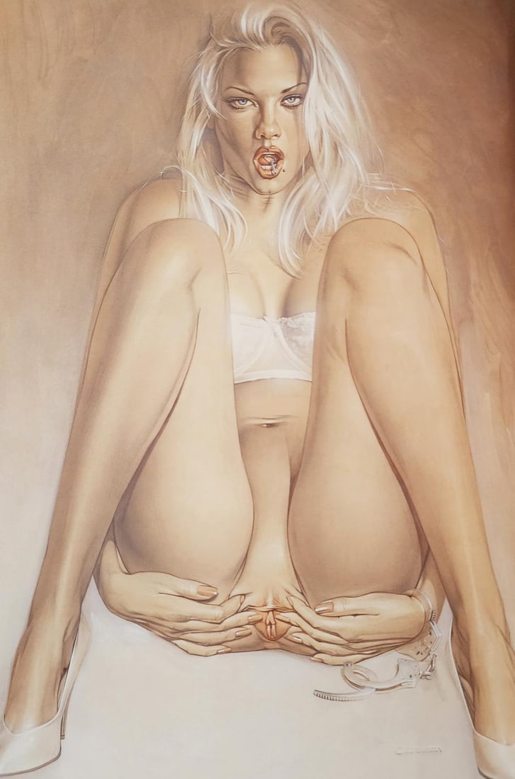 Hajime Sorayama 'Untitled' 2002 Offset Lithograph, Matted (1 of 1)