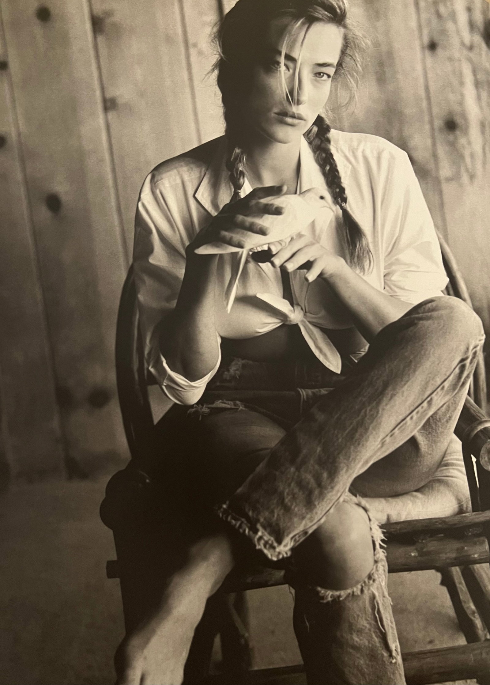 Patrick Demarchelier, Tatjana, Malibu, 1988: Photographer: PATRICK DEMARCHELIER: internationally renowned fashion and portrait photographer known for his ability to represent the true personalities of his subjects. He discovered his passion at 1