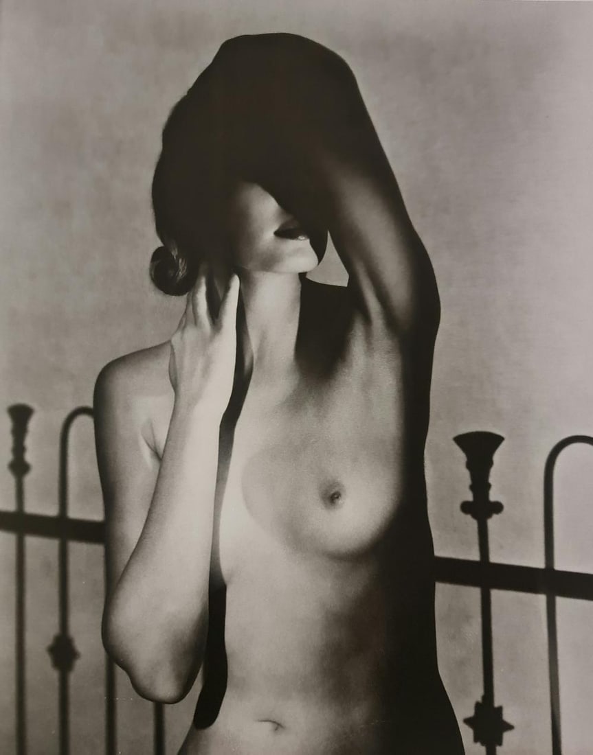 George Platt Lynes, Shadowed female nude, 1939: Photographer: George Platt Lynes (American 1907 - 1955) - Internationally renowned photographic artist - best known for portraiture, fashion, dance & nude studies. Subject/Title: Shadowed female nude