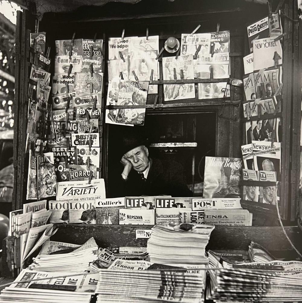 Vivian Maier, New York, March 1954: Photographer: Vivian Dorothy Maier, (1926-2009) was an American street photographer whose work was discovered and recognized after her death. She worked for about 40 years as a nanny, mostly in Chicag