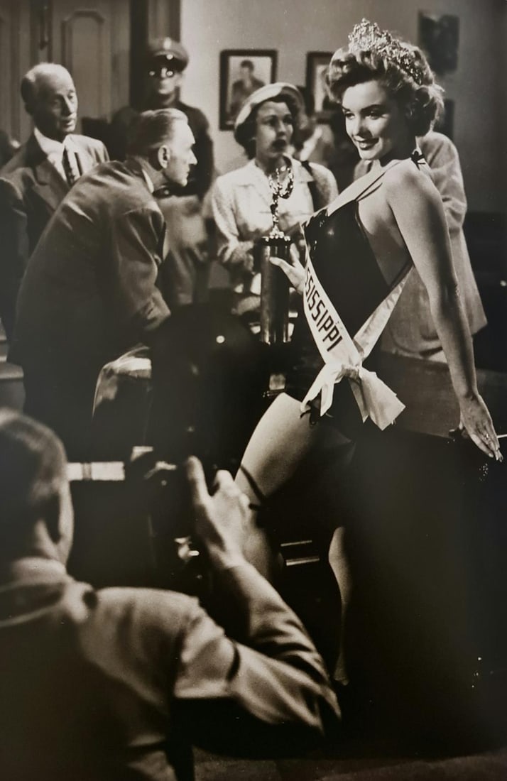 Marilyn Monroe, as Annabel Norris who is Mrs. Mississippi, 1952: Photographer: Unknown Subject/Title: as Annabel Norris who is Mrs. Mississippi Date Of Negative: 1939 Type Of Print: Sheet Fed Photogravure/Heliogravure Date Of Print: 2000 Publisher: teNeues Paper: M