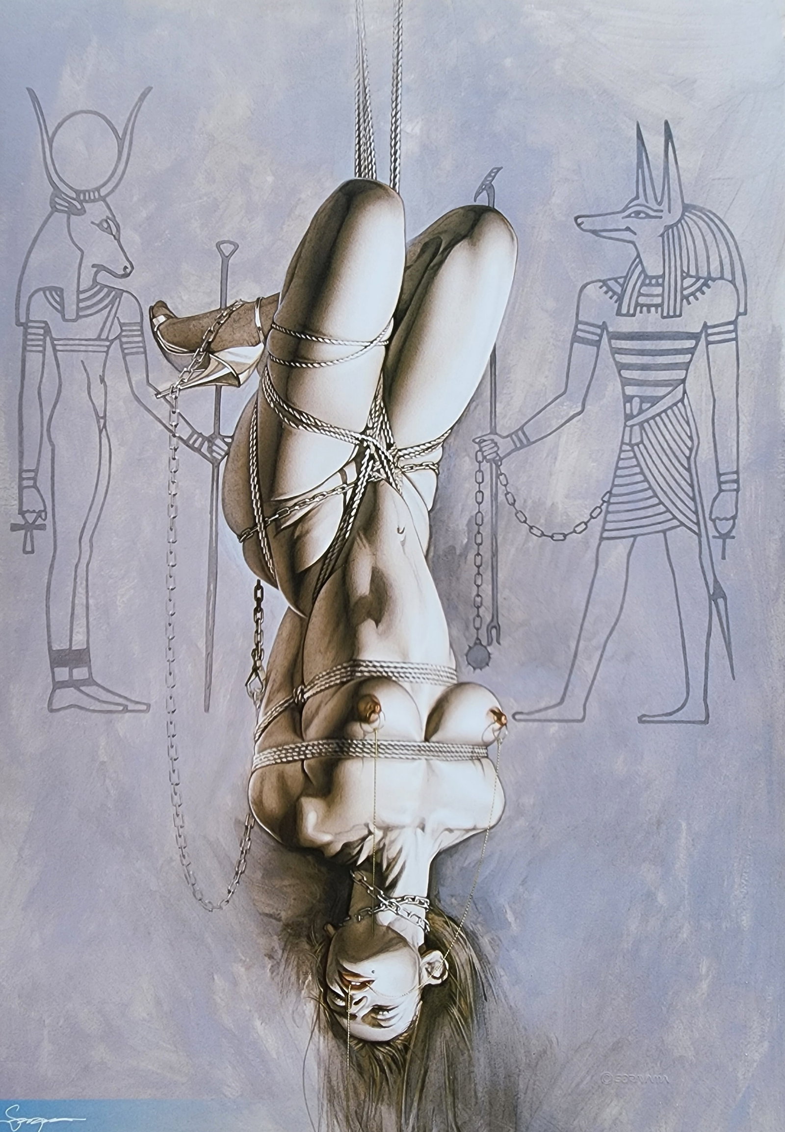 Hajime Sorayama, Tokyo Sweet, 2019: Photographer: Hajime Sorayama (born 1947) is a contemporary Japanese artist recognized for his erotic illustrations executed in a precisely detailed manner. He trained at the Chuo Art School in Tokyo 