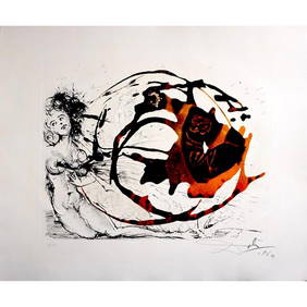 Salvador Dali, 'The Mythology The Milky Way', Signed Limited Edition Etching (1 of 4)