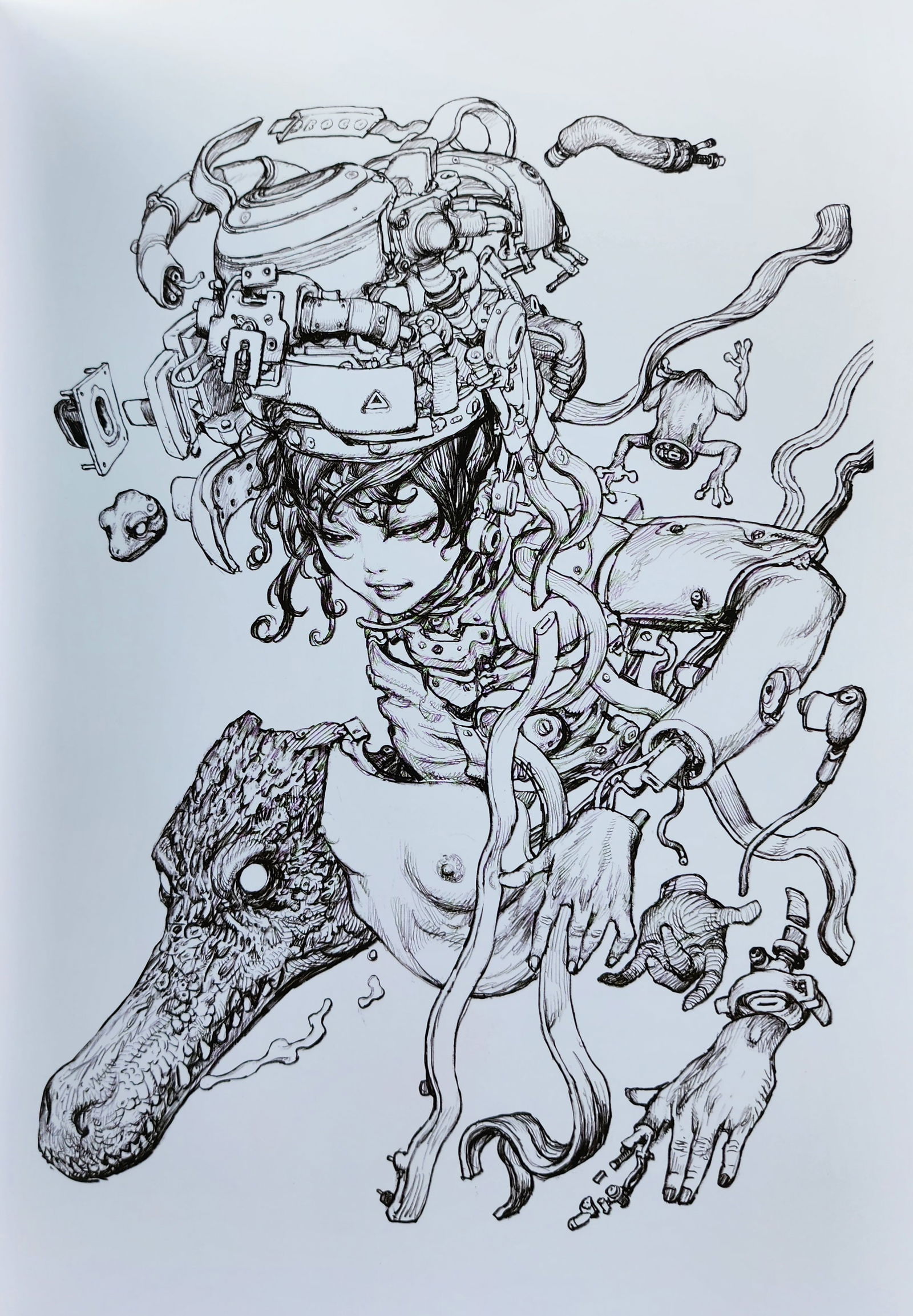 John Willie 'Katsuya Terada - 2019': Photographer: John Alexander Scott Coutts, better known by the pseudonym John Willie, was an artist, fetish photographer, cartoonist, specialty shoe designer, and the publisher and editor of the first