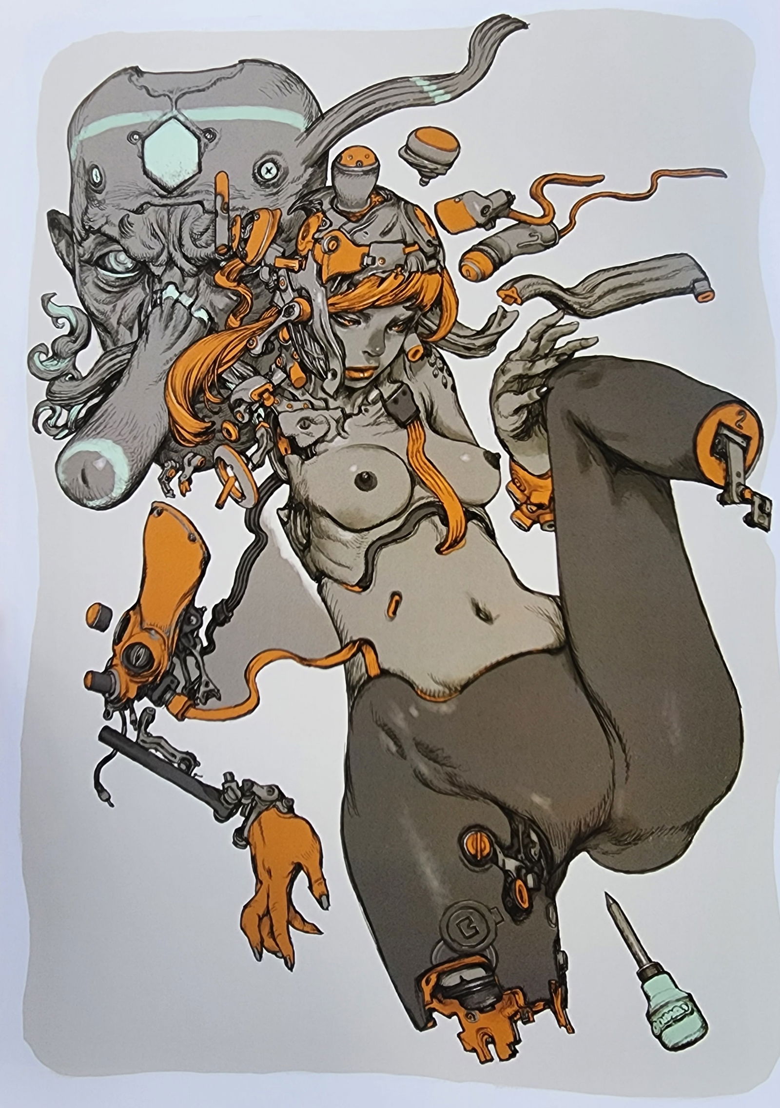 John Willie 'Katsuya Terada - 2019': Photographer: John Alexander Scott Coutts, better known by the pseudonym John Willie, was an artist, fetish photographer, cartoonist, specialty shoe designer, and the publisher and editor of the first