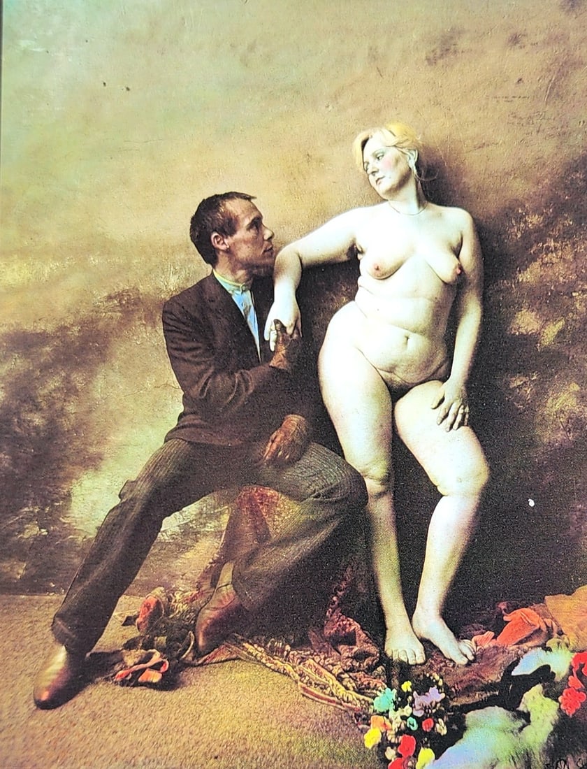 Jan Saudek, Erotic nude - 1998: Photographer: Jan Saudek is an art photographer and painter. Saudek's art work represents a unique technique combining photography and painting. In his country of origin, Czechoslovakia, Saudek was co