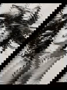 Herb Ritts, Penelope Cruz, El Mirage, 2001: Photographer: Herbert "Herb" Ritts (American, 1952 - 2002) - renowned fashion, art and celebrity photographer. Subject: "Penelope Cruz, El Mirage" Date Of Negative: 2001 Type Of Print: Fine Duotone Ph