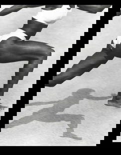 Herb Ritts Jackie Joyner Kersee Point Dume, 1987: Photographer: Herbert "Herb" Ritts (American, 1952 - 2002) - renowned fashion, art and celebrity photographer. Title: Jackie Joyner Kersee Point Dume Date Of Negative: 1987 Type Of Print: Fine Duotone