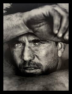 Herb Ritts, Mel Gibson, Hollywood, 1985: Photographer: Herbert "Herb" Ritts (American, 1952 - 2002) - renowned fashion, art and celebrity photographer. Subject: "Mel Gibson, Hollywood" Date Of Negative: 1985 Type Of Print: Fine Duotone Photo
