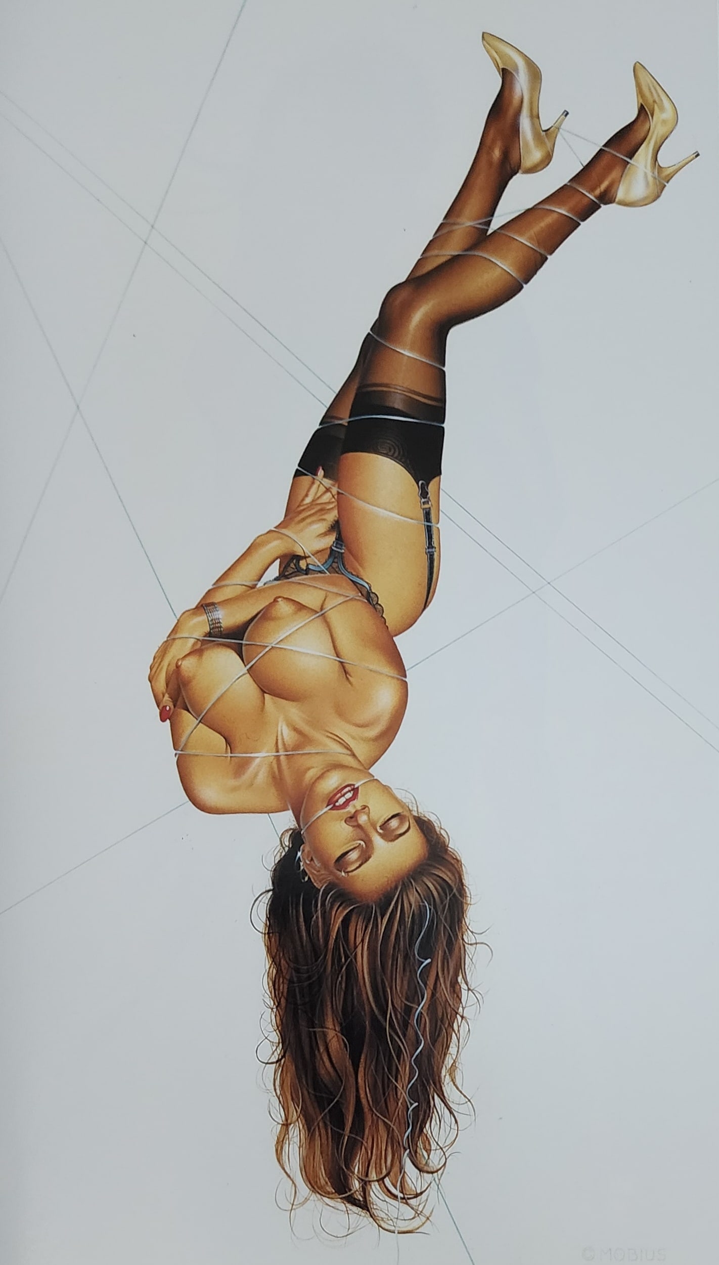 Michael Mobius, Sheer Desire - 2002: Atist/Photographer: Michael Mobius Title/Subject: Sheer Desire Type Of Print: Authentic Sheet Fed Photogravure/Heliogravure. Date Of Print: 2002 Paper: Medium weight, satin/matte finish. Print Origin: