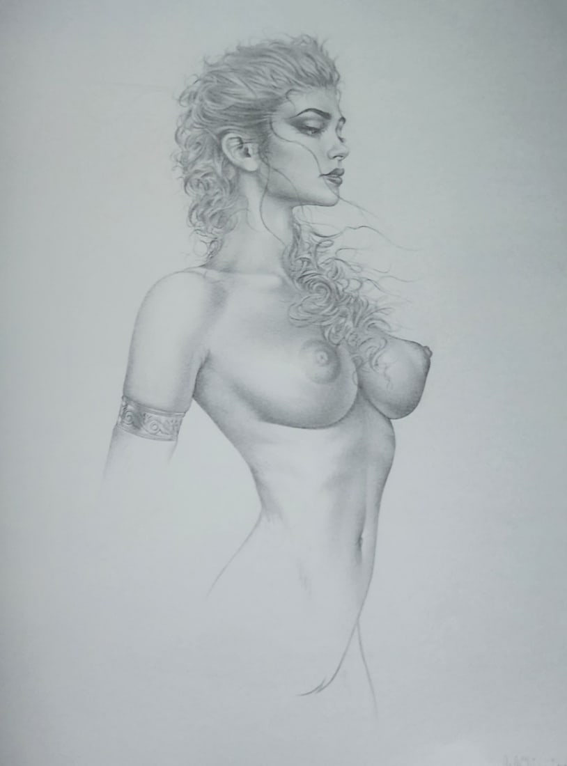 Michael Mobius, Sheer Desire - 2002: Atist/Photographer: Michael Mobius Title/Subject: Sheer Desire Type Of Print: Authentic Sheet Fed Photogravure/Heliogravure. Date Of Print: 2002 Paper: Medium weight, satin/matte finish. Print Origin: