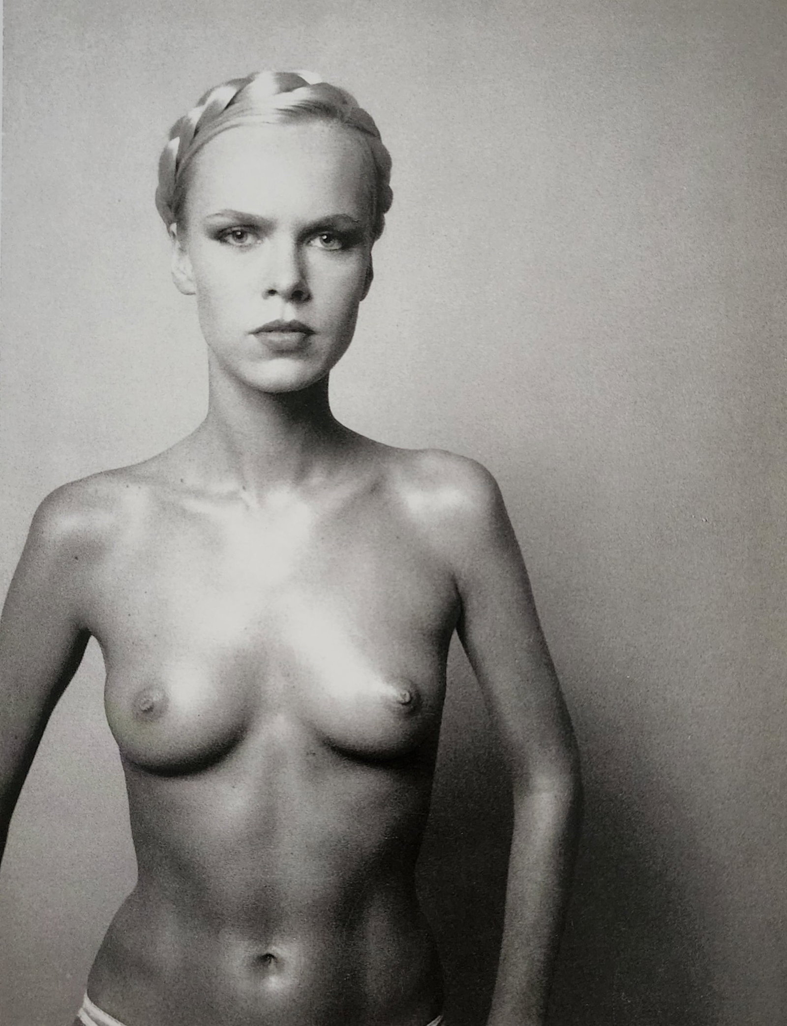 Helmut Newton 'Woman 1995': Photographer: Helmut Newton Title/Subject: Woman Date Of Negative: 1971 - 1991 Type Of Print: Authentic Sheet Fed Photogravure/Heliogravure. Date Of Print: 1995 Paper: Medium weight, satin/matte finis
