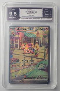 Skeledirge EX 2023 Paldea Evolved Full Art Holo Pokemon Card Gem Mint 9.5: Skeledirge EX 2023 Paldea Evolved Full Art Holo Pokemon Card Gem Mint 9.5