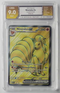 Ninetales Ex 2023 Scarlet & Violet Full Art Holo Pokemon Card Gem Mint 9: Ninetales Ex 2023 Scarlet & Violet Full Art Holo Pokemon Card Gem Mint 9