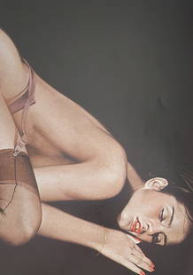 HAJIME SORAYAMA 'UNTITLED' 1997 OFFSET LITHOGRAPH- LARGE FORMAT: Artist: Hajime Sorayama Title/Subject: Un-Titled Type Of Print: Authentic Sheet Fed Photogravure/Offset print Date Of Print: 1997 Paper: Offsetlithograph. Print Origin: Japan Approximate Image Size: 1