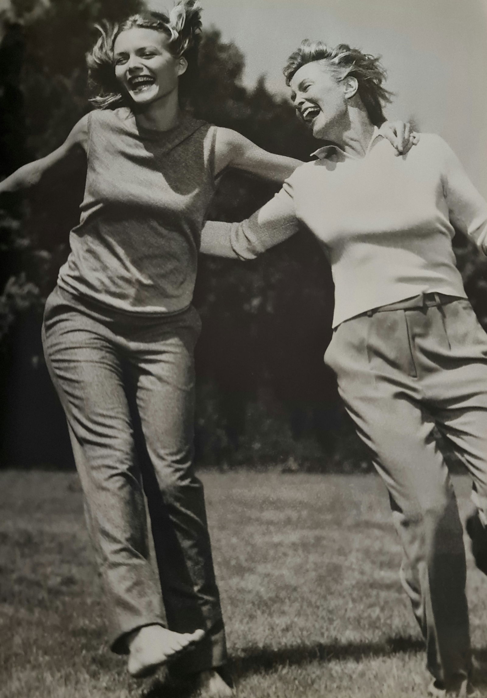 Michel Compte, Michelle Pfeiffer and Jessica Lange while making A Thousand Acres, Los Angeles, 1997: Photographer: Michel Comte (born 19 February 1954) is a Swiss artist, filmmaker, fashion and portrait photographer. Subject/Title: Frida Kahlo Date Of Negative: 1997 Type Of Print: Sheet Fed Photograv