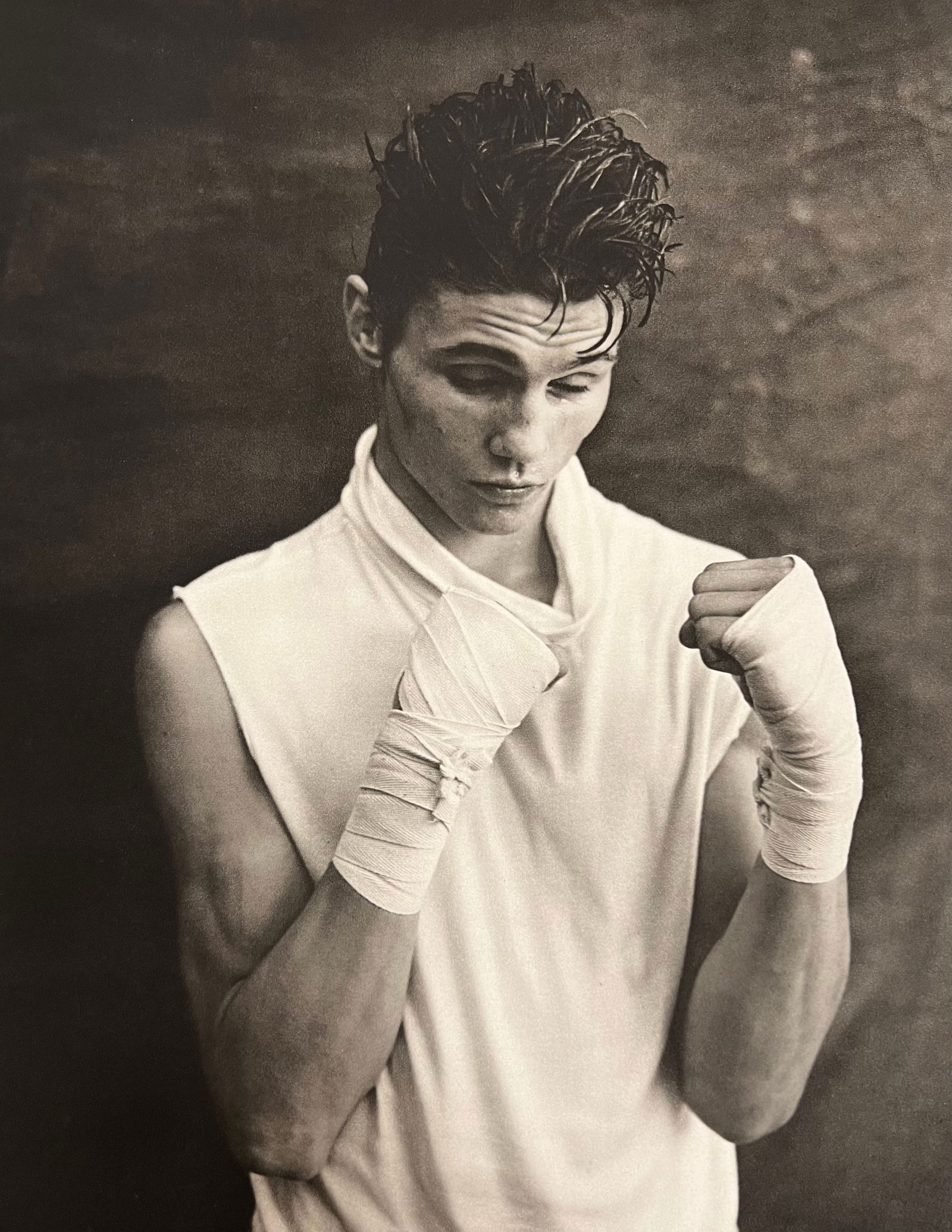 Bruce Weber, Untitled, 1988 - 12: Photographer: Bruce Weber (American, b. 1946) - internationally renowned American fashion photographer best known for his racy, erotically charged imagery. Weber has shot the ad campaigns of Calvin Kl