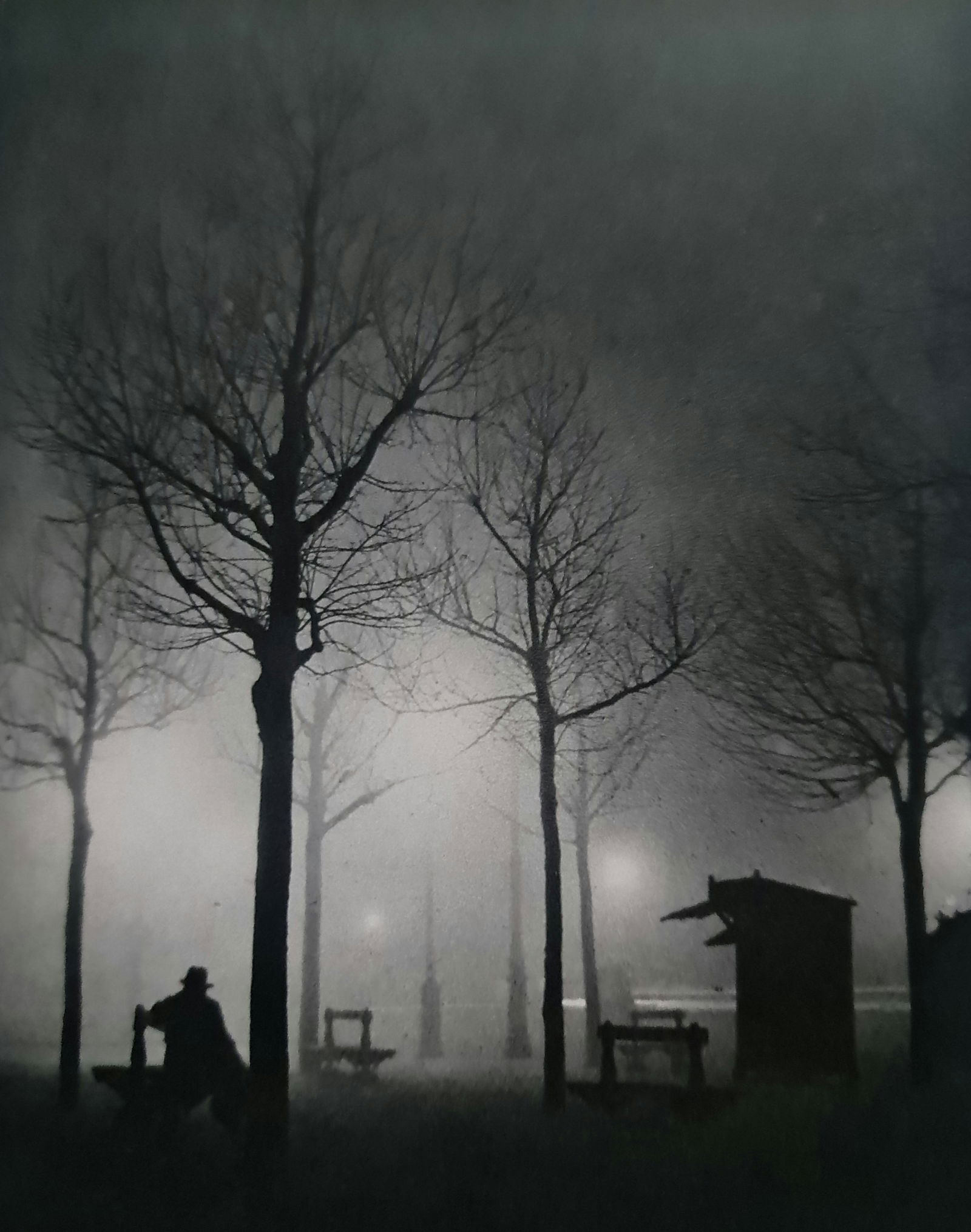 Photographer: Brassai (pseudonym of Gyula Halász, 1899 – 1984) - historically important Hungarian: Photographer: Brassai (pseudonym of Gyula Halász, 1899 – 1984) - historically important Hungarian photographer, sculptor and filmmaker who rose to fame in France. Title: Avenue De L'Observatoire Ty