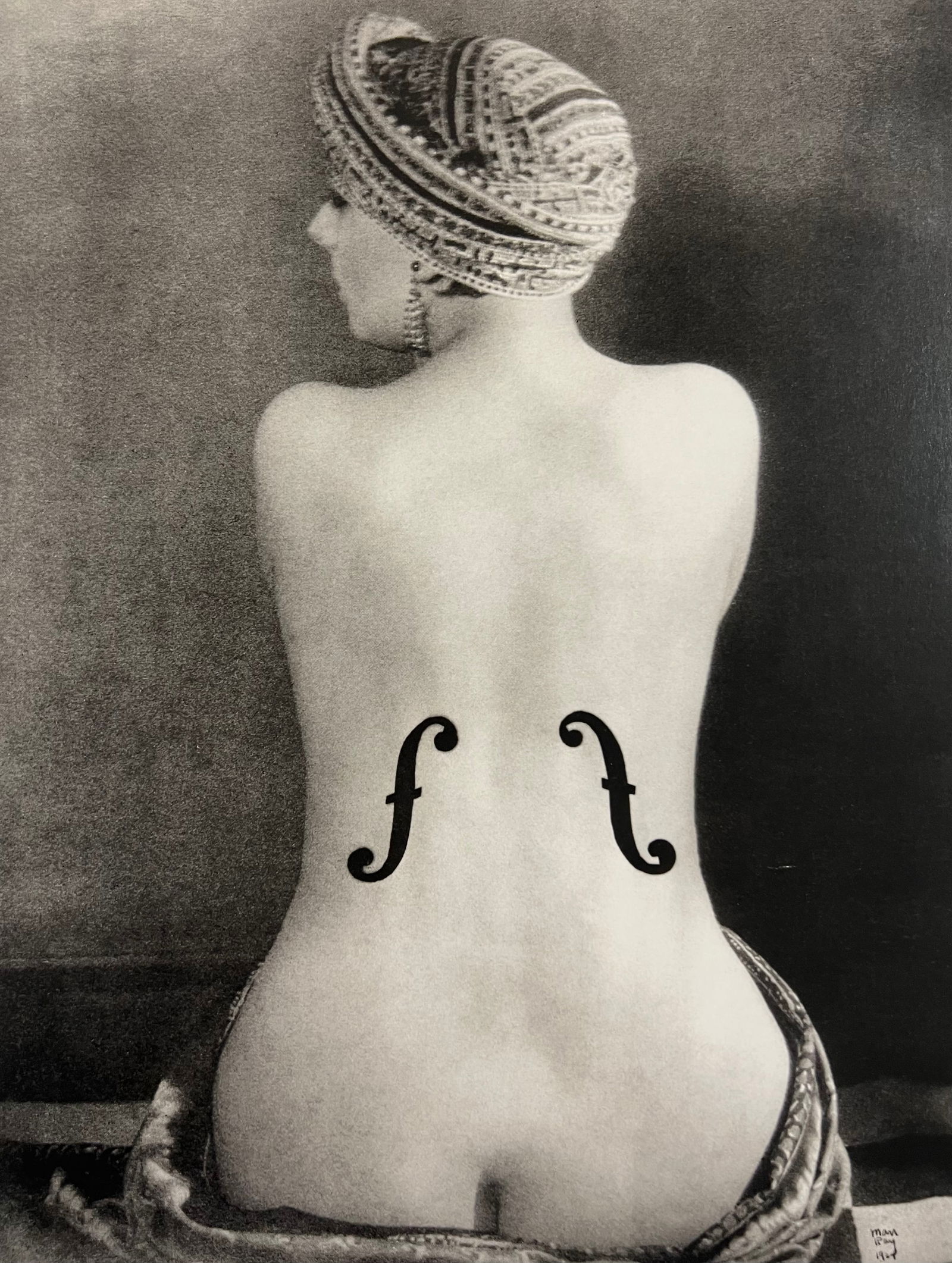 Man Ray, Le Violon d'Ingres, 1924: Photographer: Man Ray (American born, 1890 - 1976) - Considered one of the most influential artists of the 20th century Man Ray lived most of his life in Paris, France. Best described as a modernist,