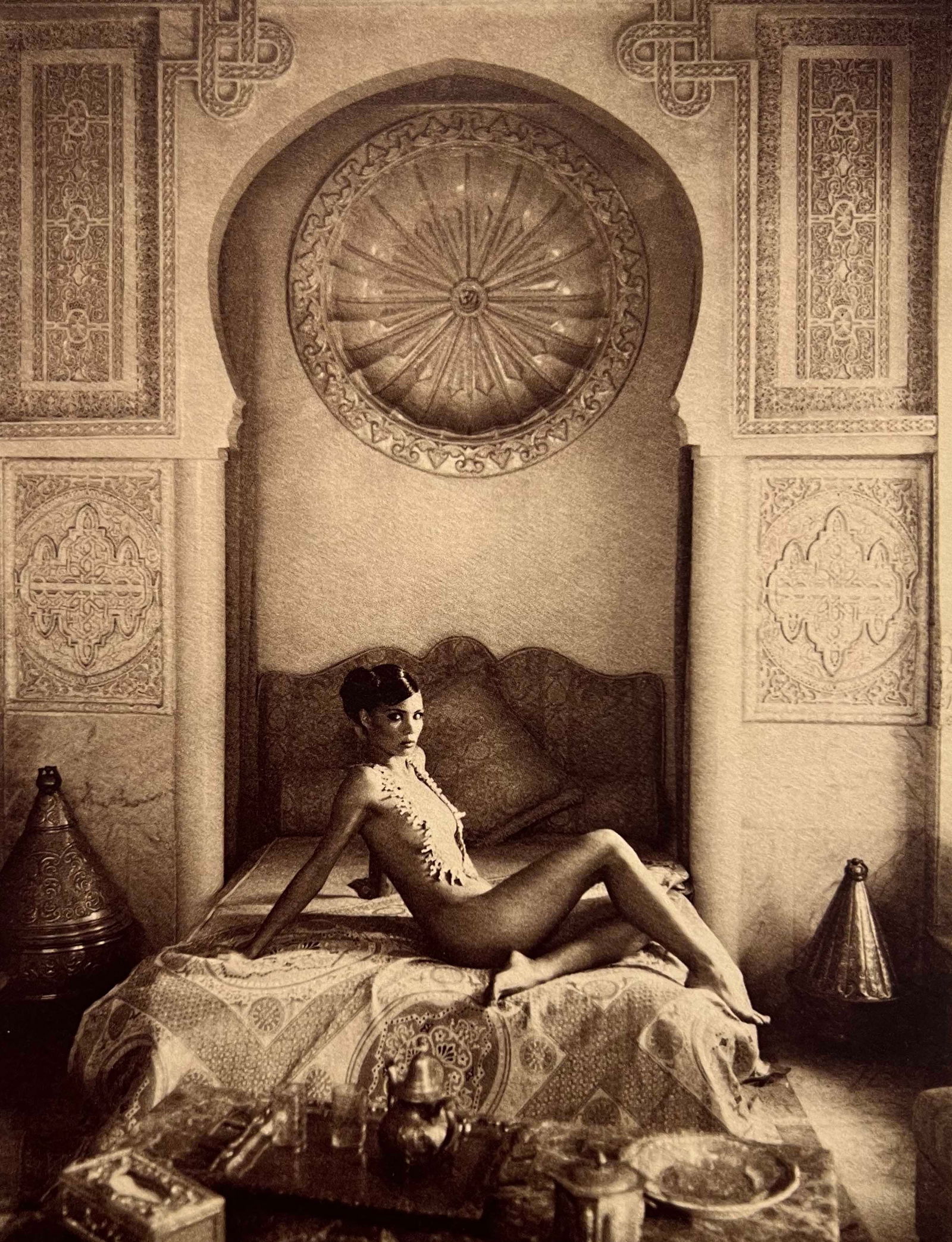 Marc Lagrange, Moroccan Sun, 2011: Photographer: Marc Lagrange was a Belgian photographer known for his nude portraits of female figures. Lagrange created dream-like and fantastical narrative pictures populated by beautiful nudes that