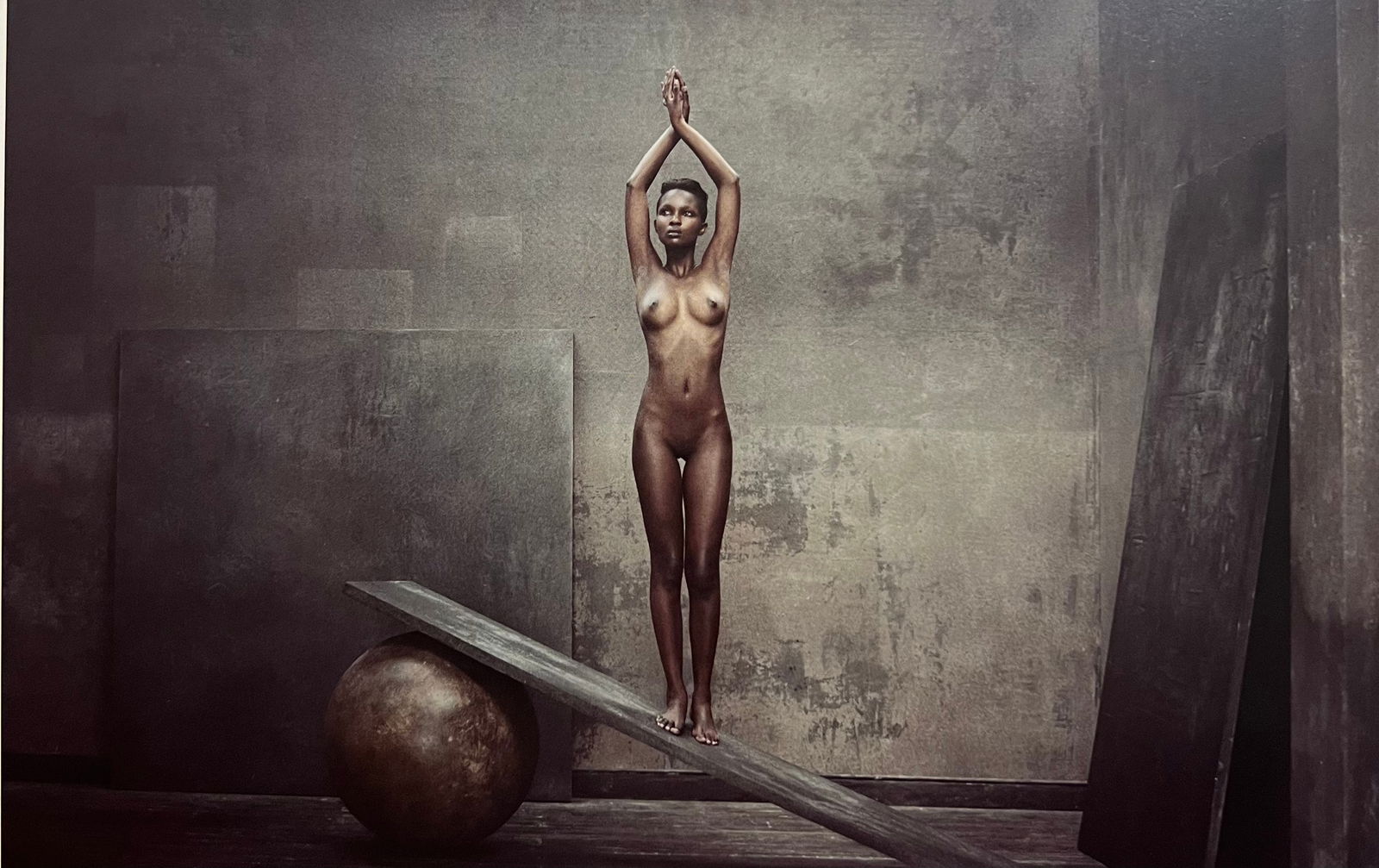 Marc Lagrange, Stable, 2000's: Photographer: Marc Lagrange was a Belgian photographer known for his nude portraits of female figures. Lagrange created dream-like and fantastical narrative pictures populated by beautiful nudes that
