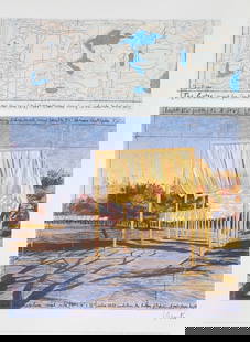 Christo, 'The Gates III - 2004', Hand Signed Offset Lithograph: Artist: Christo Title: Ponte Neuf Vertical Medium: Photo Lithograph Size: 32 x 27 inches Year: 1984 Publisher: Nouvelles Image Reference #: Schellmann 86 Hand signed by the artist In excellent