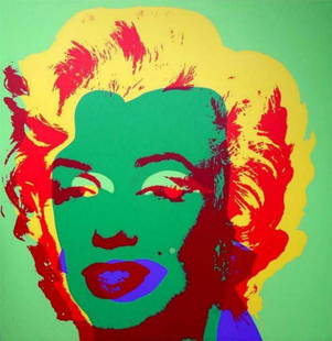 Andy Warhol, Marilyn Ii.25 Sunday B. Morning Screenprint: Marilyn Monroe Serigraph By Andy Warhol Sunday B Morning. This Is A Sunday B. Mornings Editions Serigraph That Is Stamped On The Verso In Blue Ink, Published By Sunday B Morning, Fill In Your Own