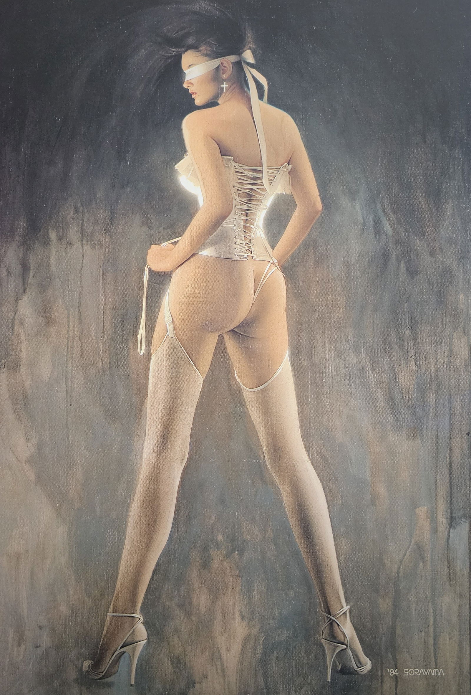 Hajime Sorayama, 'Untitled' (too hot to handle)' Large offset lithograph, 1993 (1 of 1)