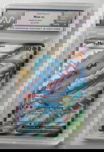 Mew EX 2024 Paldea Evolved Full Art Holo Gem Mint 9 Pokemon Card: Mew EX 2024 Paldea Evolved Full Art Holo Graded- Gem Mint 9 Pokemon Card