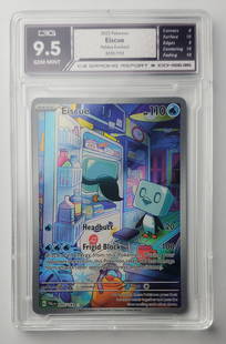 Eiscue EX 2023 Obsidian Flames Full Art Holo Gem Mint 9.5 2023 Pokemon Card: Eiscue EX 2023 Obsidian Flames Full Art Holo Graded- Gem Mint 10
