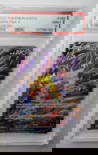 Giratina V Full Art Holo PSA Mint 9 2022 Pokemon Card: Giratina V Full Art Holo PSA Mint 9 2022 Pokemon Card