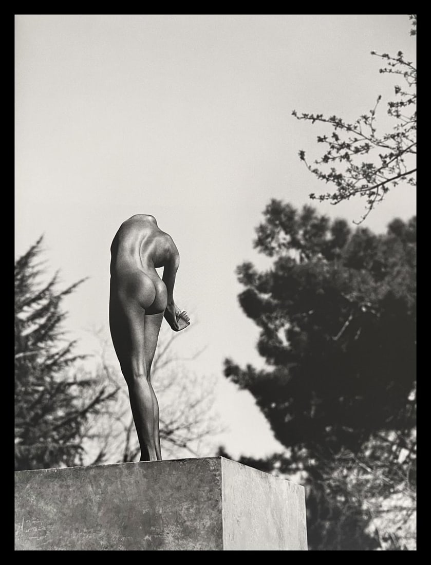 Marc Lagrange, Tribhanga, 2000's: Photographer: Marc Lagrange was a Belgian photographer known for his nude portraits of female figures. Lagrange created dream-like and fantastical narrative pictures populated by beautiful nudes that
