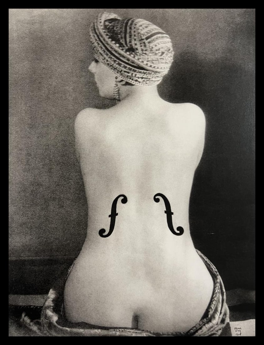 Man Ray, Le Violon d'Ingres, 1924: Photographer: Man Ray (American born, 1890 - 1976) - Considered one of the most influential artists of the 20th century Man Ray lived most of his life in Paris, France. Best described as a modernist,