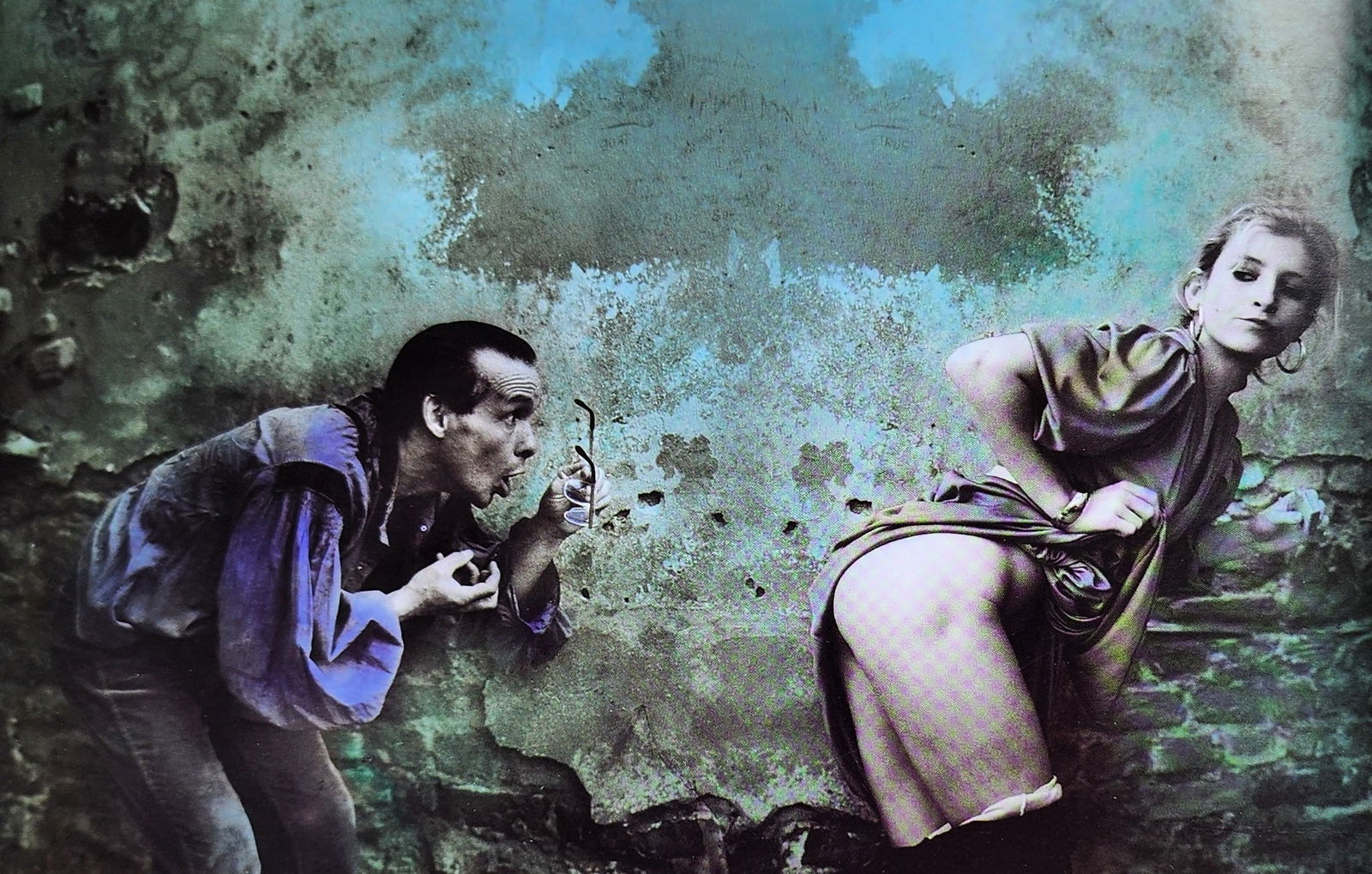 Jan Saudek, Erotic nude - 1998: Photographer: Jan Saudek is an art photographer and painter. Saudek's art work represents a unique technique combining photography and painting. In his country of origin, Czechoslovakia, Saudek was co