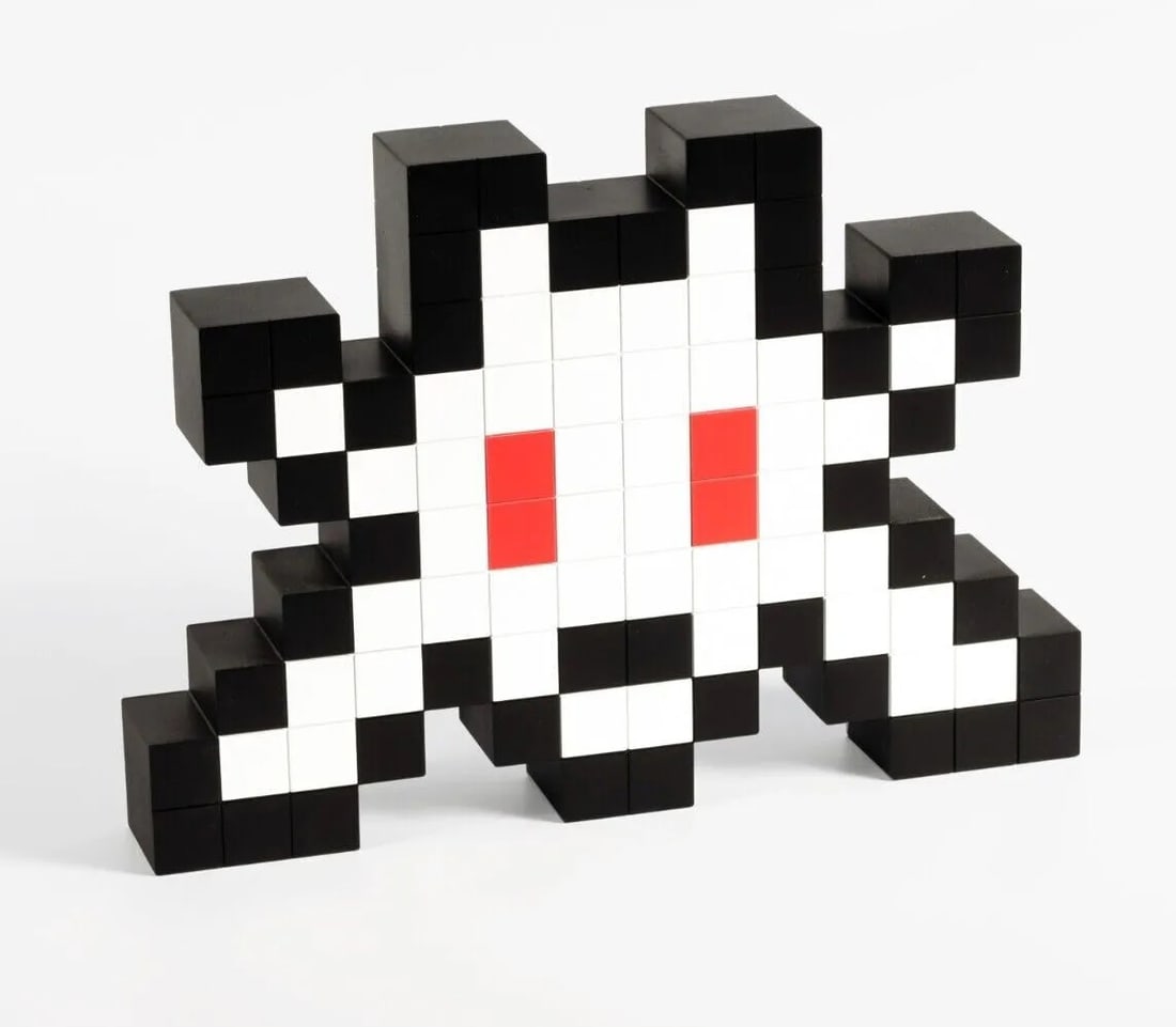 Invader, '3D Little Big Space', Sculpture, 2022 (1 of 3)