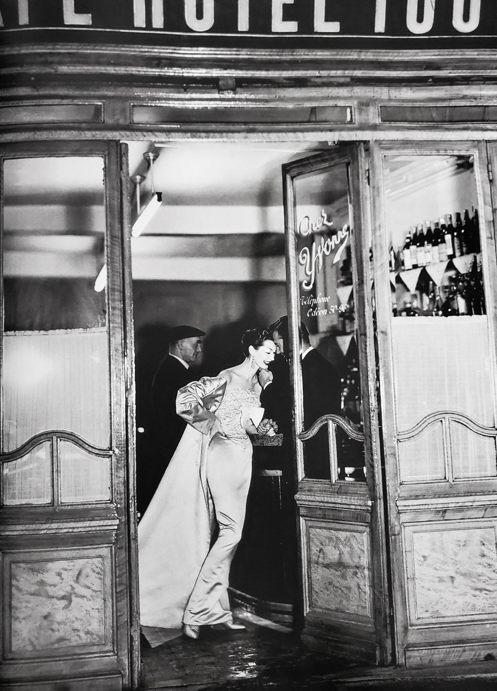 Richard Avedon, Dovima, Evening dress by Patou, Chez Yvonne, Paris, 1955: Photographer: Richard Avedon (American, 1923 - 2004) - internationally renowned portrait and fashion photographer, one of the most important and influential photographers during the last half of the t