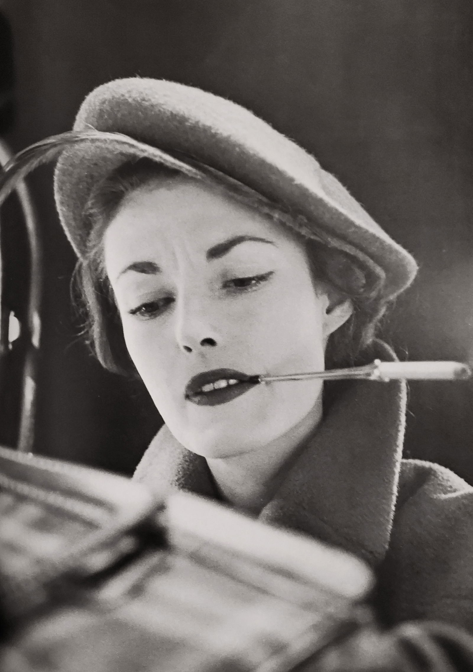 Richard Avedon, Elise Daniels, Hat by Paulette, Place Vendome, Paris, 1948: Photographer: Richard Avedon (American, 1923 - 2004) - internationally renowned portrait and fashion photographer, one of the most important and influential photographers during the last half of the t