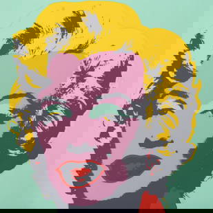 Andy Warhol, Marilyn Monroe 11.23 Sunday B. Morning Silkscreen: Marilyn Monroe Serigraph By Andy Warhol Sunday B Morning. This Is A Sunday B. Mornings Editions Serigraph That Is Stamped On The Verso In Blue Ink, Published By Sunday B Morning, Fill In Your Own Sign