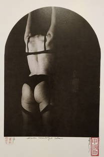 China Hamilton, Woman, 2000: Artist/Photographer: China Hamilton Title/Subject: China Hamilton, Woman, 2000 Condition: Extra Fine - Excellent Type Of Print: Authentic Sheet Fed Photogravure/Heliogravure Paper: Medium weight, sati