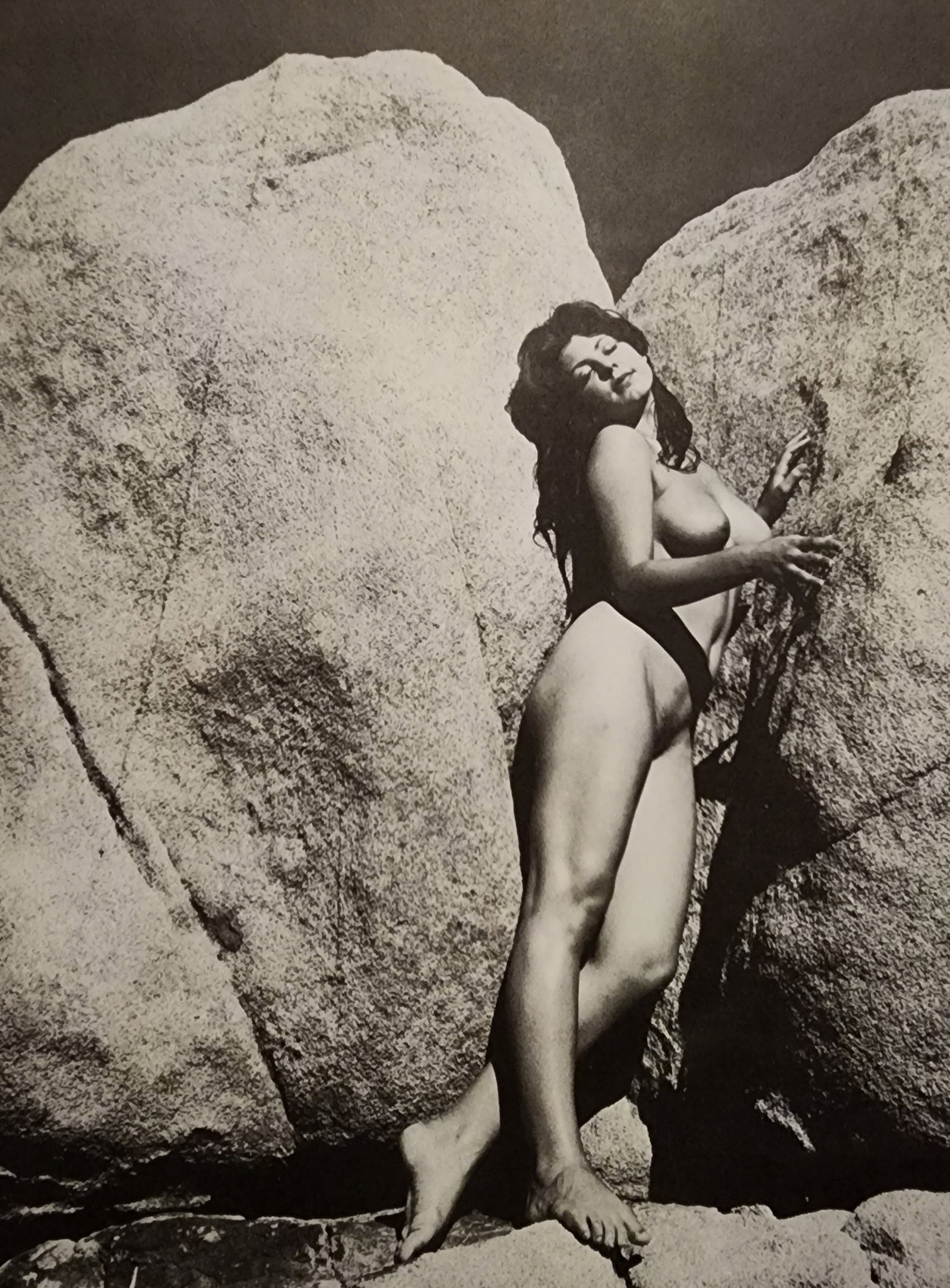Andre de Dienes, Sun Warmed Nudes, 1965: Artist/Photographer: Andre de Dienes Title/Subject: Sun Warmed Nudes, 1965 Condition: Extra Fine - Excellent Type Of Print: Authentic Sheet Fed Photogravure/Heliogravure. Paper: Medium weight, satin/m