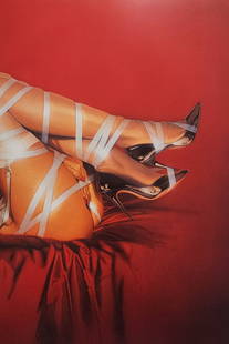 Hajime Sorayama, 'Sultry Depictions', Large Offset Lithograph, 1993: Artist: Hajime Sorayama Title: The Gynoids Medium: Offset lithograph Year: 1993 Printed in Japan Size: 14 x 9 inces Matted Size: 20 x 16 Inches Condition: Excellent