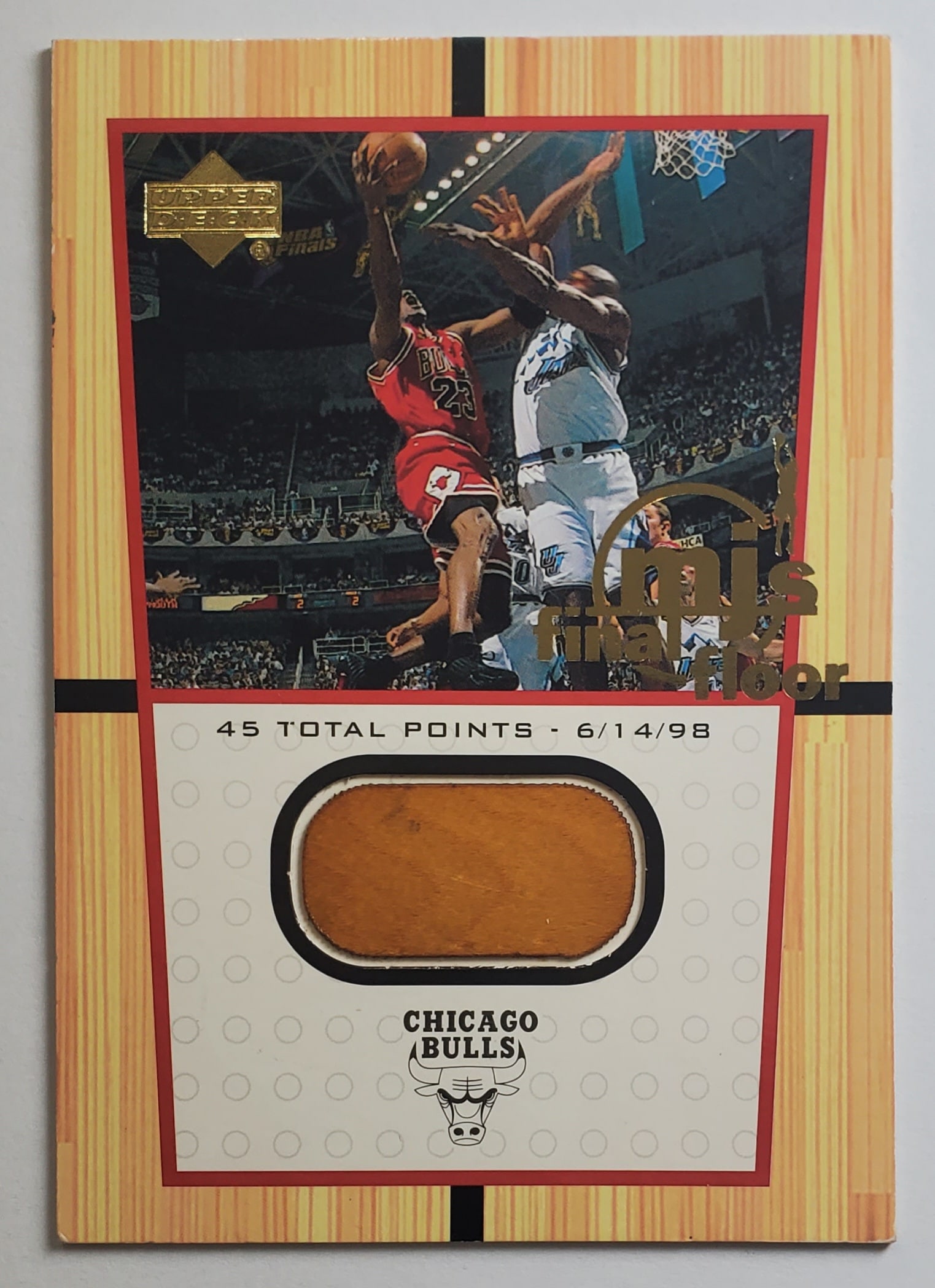 Michael Jordan Game Used Floor (Last Shot) #2: Michael Jordan Game Used Floor (Last Shot) #2