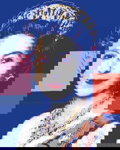 Andy Warhol, Sunday B. Morning Queen Elizabeth 337, Limited Edition Serigraph: Andy Warhol Sunday B. Morning QUEEN ELIZABETH 337 - 2022 Limited Edition of 3500 Serigraph, Printed on museum board Size: 30 1/4" x 38" (96.5 x 76.75 cm) Stamped on the back with blue ink; "Published